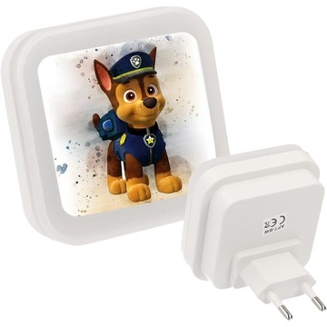 Nocna lampka do kontaktu LED Psi Patrol Top Wzory
