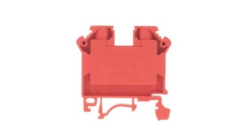 Złączka szynowa 2-przewodowa 6mm czerwona NOWA ZSG1-6.0N 11421311