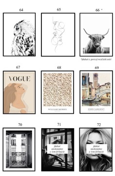 ПОСТЕР 50x70 ВЕСЕННЯЯ подборка из 100 ДИЗАЙНОВ eviero B2 цветы пейзажи природа бохо