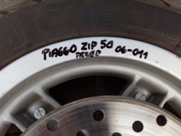 КОЛЕСНЫЙ ДИСК ПЕРЕДНЕЕ КОЛЕСО ЗАДНЕЕ КОЛЕСО PIAGGIO ZIP 2T ГОД 2006-2011