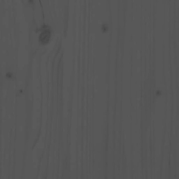 Каркас кровати, серый, массив сосны, 120x190 см