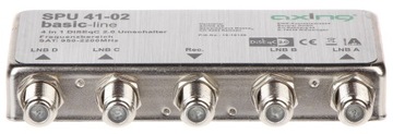 SPU-41-02 ТОПОРНЫЙ ПЕРЕКЛЮЧАТЕЛЬ DiSEqC 2.0