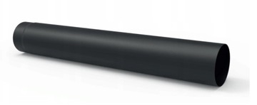 RURA KOMINOWA CZARNA 1 M DO KOZY KOZA fi 160 mm