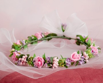 Причастие венок, как живые красочные цветы