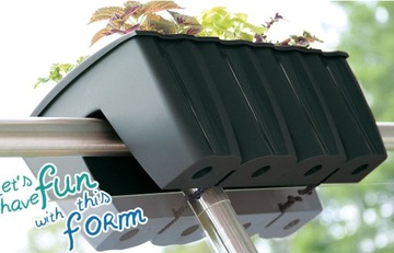 Skrzynka balkonowa CROWN doniczka Antracyt PROSPERPLAST 60cm