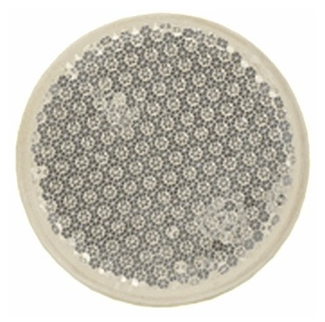 ODBLASK OKRĄGŁY PRZYKRĘCANY M5 BIAŁY 75/81 MM