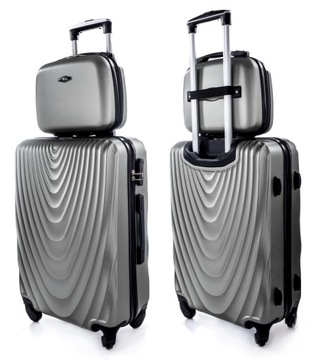 НАБОР 2-в-1 МАЛЕНЬКИЙ ДОРОЖНЫЙ ЧЕМОДАН L + КОРОБКА КОСМЕТИЧЕСКАЯ СУМКА RGL СУМКА ДЛЯ БАГАЖА