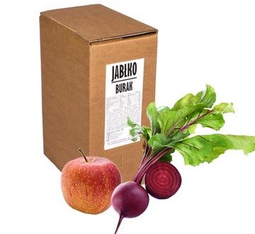 Sok z jabłek i buraków 100% jabłko burak NFC 5L
