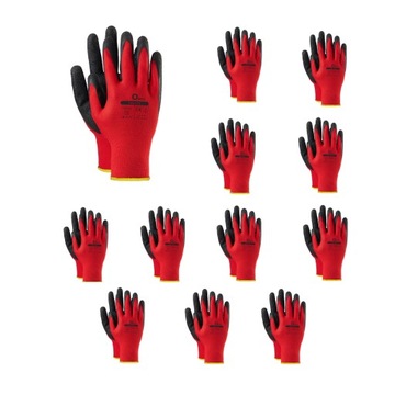 Rękawice robocze Late Red 9/L opakowanie 12 par