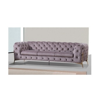 Sofa kanapa 3-osobowa nowoczesna pikowana glamour