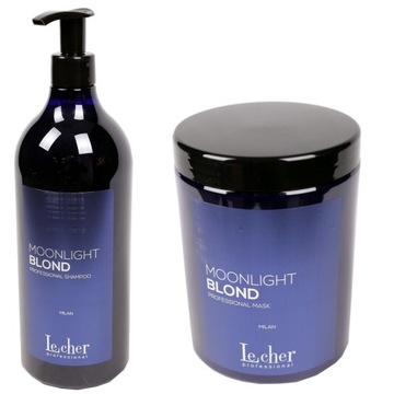 LECHER Moonlight Zestaw do Włosów Blond 2x1000 ml