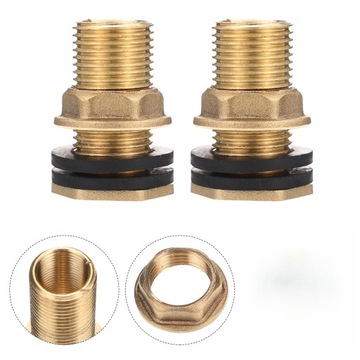 ZŁĄCZKA ZBIORNIKA WODY PODWÓJNY GWINTOWANY ADAPTER WĘŻA