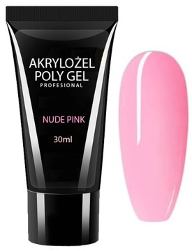 AKRYLOŻEL BUDUJĄCY ACRYLGEL POLY GEL 30ML NUDE PINK