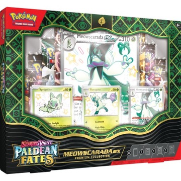 Zestaw Pokémon TCG: Paldean Fates Premium Collection Meowscarada