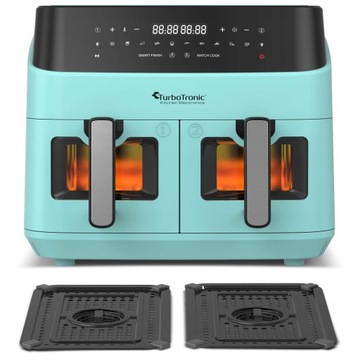 ФРИТЮРНИЦА 2x 4,5 Л ФРИТЮРНИЦА СТЕКЛЯННАЯ ФРИТЮРНИЦА