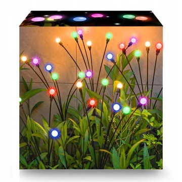 LAMPKI OGRODOWE SOLARNE GRUNTOWE LED DYSKI 6szt