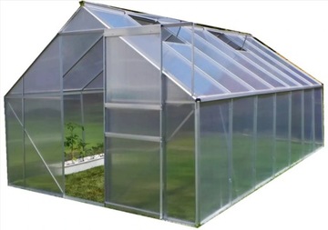 PLANTIFLEX SZKLARNIA ALUMINIOWA 250x430 +FUNDAMENT GRUBY POLIWĘGLAN-6MM