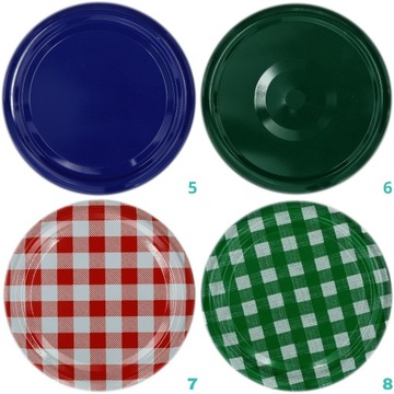 Słoik szklany 350 ml komplet 8 szt. + MOCNE ZAKRĘTKI NA PRZETWORY PRZYPRAWY