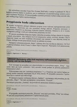 Рафал Пшибышевски Borland Delphi