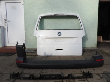 VW T6 7E MULTIVAN VÍKO KUFRU NÁRAZNÍK ZADNÍ ORIGINÁLNÍ