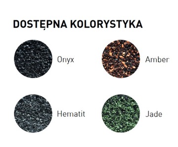 Blacha z posypką STORM kamień ONYX czarny NOWOŚĆ