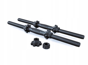 НАБОР БИТУМНЫХ ГАНТЕЛЬ РЕГУЛИРУЕМЫХ, СПОРТИВНАЯ ГРУНИЯ 2Х20 КГ