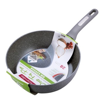 PATELNIA GRANITOWA GŁĘBOKA 28 CM INDUKCJA KAMILLE