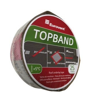 Taśma naprawcza Topband 50mm x 25mb do membran