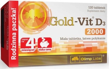 OLIMP GOLD-VIT D3 2000 j.m 120 tabletek