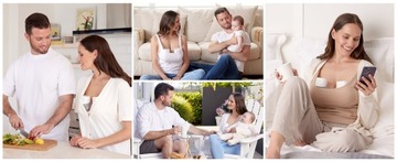 ПОРТАТИВНАЯ ДВУГРУДНАЯ КОЛЯСКА MOMCOZY S12 PRO