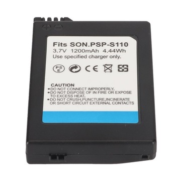 Сменный аккумулятор для консоли PSP S110, литий-ионный аккумулятор 1200 мАч для KQ