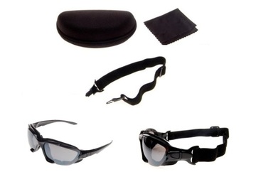 GOGLE MOTOCYKLOWE PRZYCIEMNIANE OKULARY CHOPER UV