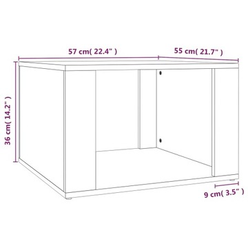Тумбочка прикроватная, черная, 57x55x36 см, материал древесный.