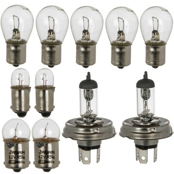 Zestaw żarówek do lamp H-4 C-385 C-360 3P C-4011