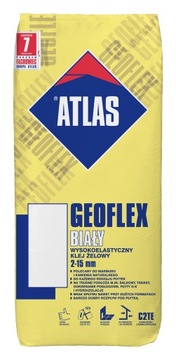 ATLAS GEOFLEX КЛЕЙ ДЛЯ ПЛИТКИ, БЕЛЫЙ ПОДДОН 40x25 КГ
