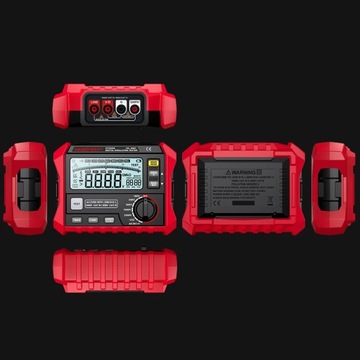 TESTER CIĄGŁOSCI MIERNIK REZYSTANCJI IZOLACJI MULTIMETR RĘCZNY AC DC LCD