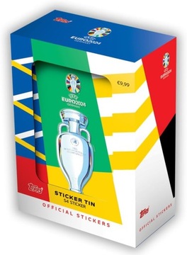 EURO 2024 TOPPS MATCH ATTAX Kolekcjonerska Puszka 54 Naklejki