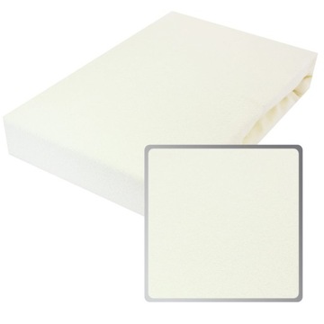 Prześcieradło 90x160 cm frotte na materac KOLORY