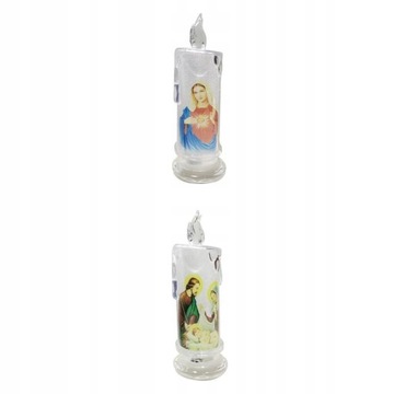 2x Elektryczna świeca LED Bezpłomieniowa