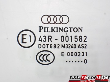 SKLO (OKNO) DVEŘE PRAVÝ PŘEDNÍ AUDI Q7 4L 2010R 4L0845202