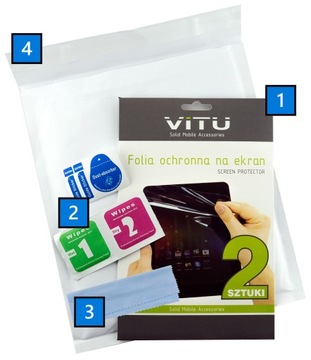 2szt. Folia ochronna na laptop 355 x 222 mm 16,5 cala 16:10