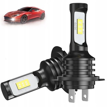 ŻARÓWKI LED H7 LAMPA ŻARÓWKA 6000K 80W 2szt,2szt.
