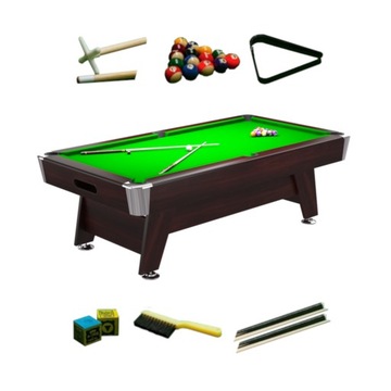 6FT Stół Bilardowy Radley Diamond Pool Brązowy