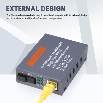 Волоконно-оптический модем Медиаконвертер Оптоволокно в