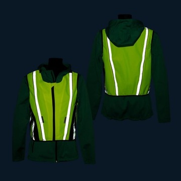 Светоотражающий жилет премиум-класса для велосипеда, мотоцикла XXL