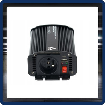 Azo przetwornica samochodowa 24v 800w ips-800u ładowarka usb do auta