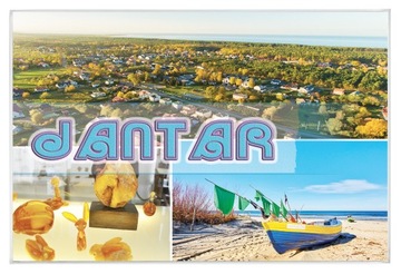 Magnesy na lodówkę miasta - JANTAR