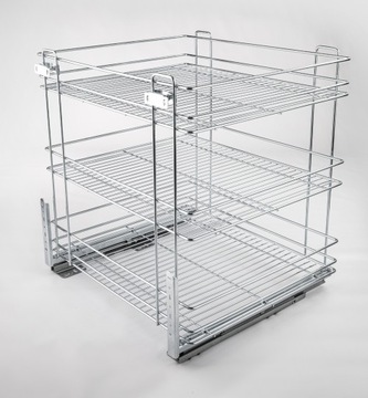 КУХОННАЯ ВЕШАЛКА ДЛЯ СТАКАНОВ, 4 РЯДА, хромированные перила