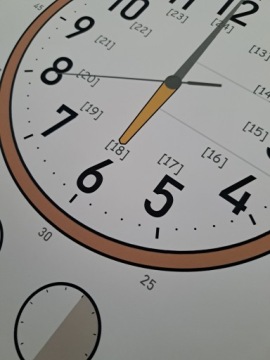 3 обучающих плаката с алфавитом, числами месяцев, цифрами Монтессори, A3