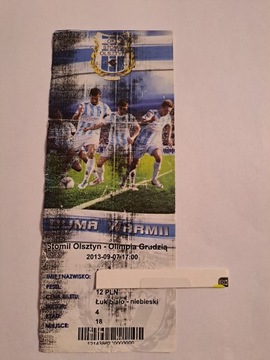 STOMIL OLSZTYN - OLIMPIA GRUDZIĄDZ 07-09-2013